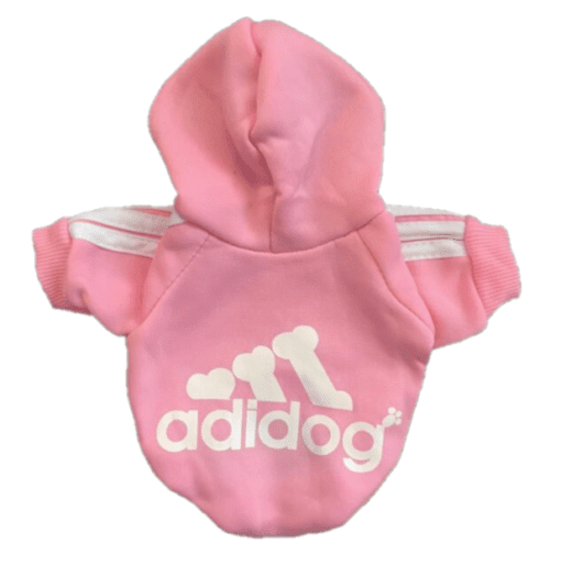 Adidog Dog Hoodie - All Pet Things - S / Pink