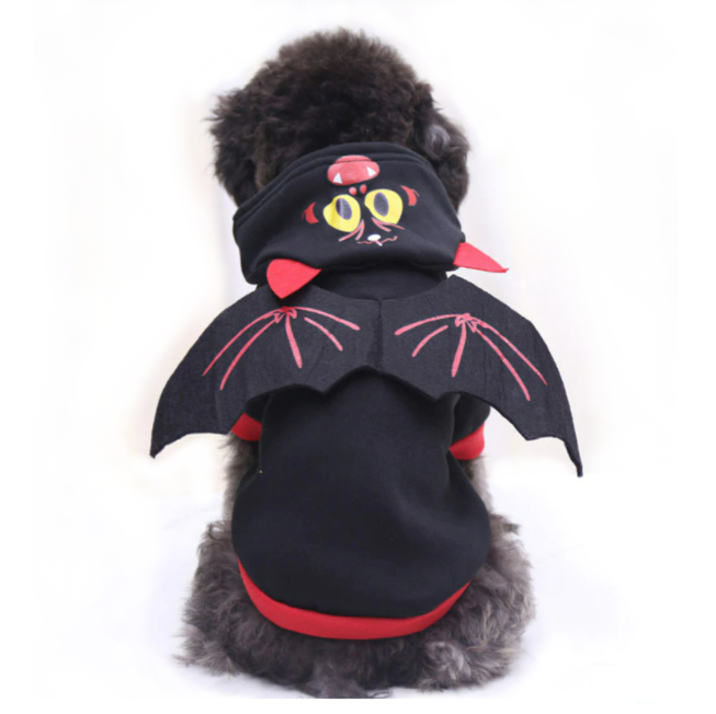 Batwing Hoodie Pet Halloween Costume - All Pet Things - L