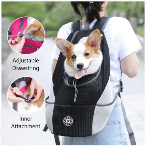 Deluxe Mesh Padded Dog Carrier Backpack - The best way to carry your Pet! - All Pet Things -
