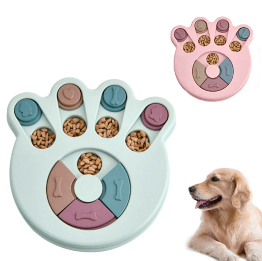 Interactive Dog Food Puzzle Toy - Increase IQ and Have Fun! - All Pet Things - Blue Puzzle