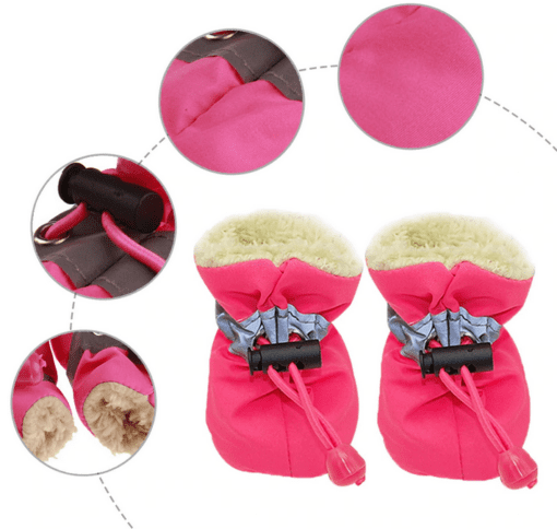 Summer Dog Booties - Protect against Heat and Hot Pavement! - All Pet Things - Pink / Size 5 - Paw Width 1.75-1.80 Inches