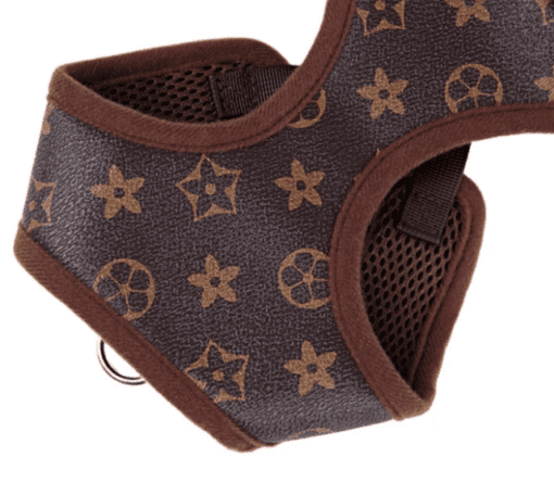 Louis Pawtton Monogram Dog Harness with Free Matching Leash! - All Pet Things - S