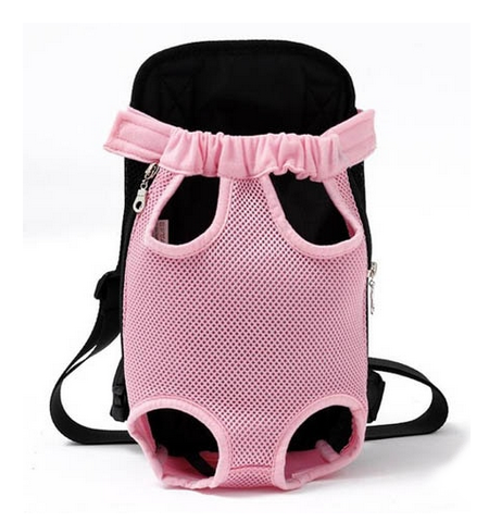 Adjustable Mesh Pet Carrier Backpack - All Pet Things - Pink / L