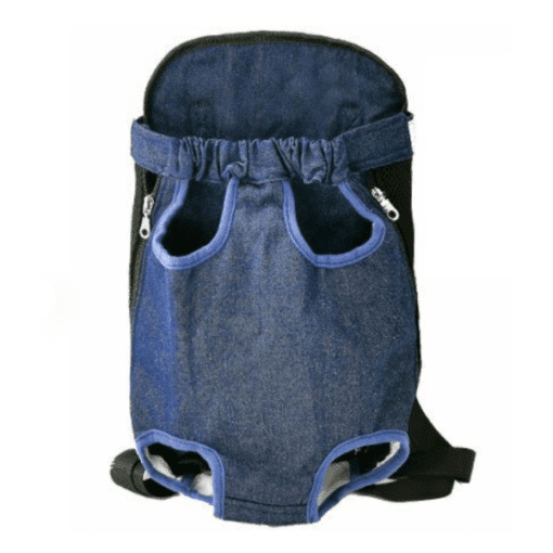 Adjustable Denim Pet Carrier Backpack - All Pet Things - XL