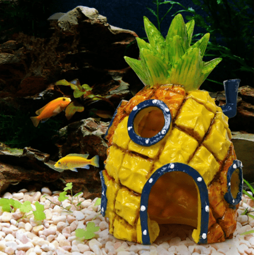 SpongeBob's Pineapple House Fish Tank Decoration - All Pet Things -