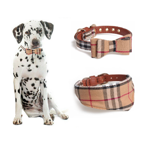 Designer Plaid Dog Collar - All Pet Things - S / Bandana