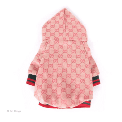 Pink Pucci Monogram Winter Dog Jacket - All Pet Things - L