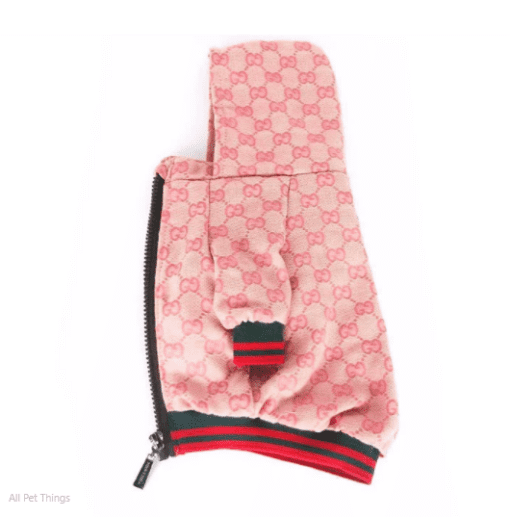 Pink Pucci Monogram Winter Dog Jacket - All Pet Things - M