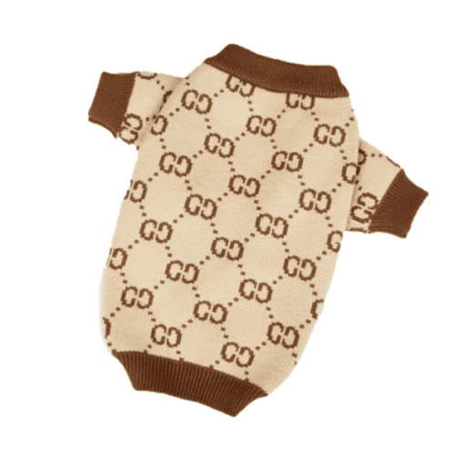Pucci Brown and Tan Monogram Sweater - All Pet Things - M