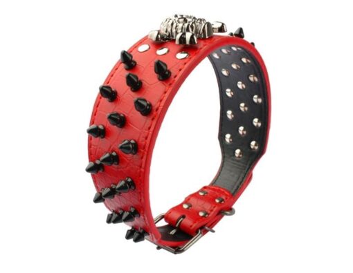 Spiked Skull Dog Collar - All Pet Things -