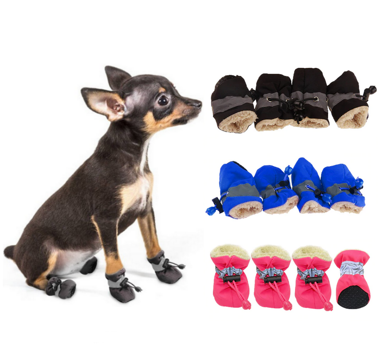 Summer Dog Booties - Protect against Heat and Hot Pavement! - All Pet Things - Black / Size 6 - Paw Width 1.95-2.00 Inches