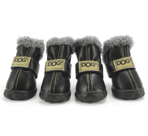 Deluxe Waterproof Winter Dog Booties - All Pet Things - Black / Size 1 - Paw Width 1.15-1.20 Inches